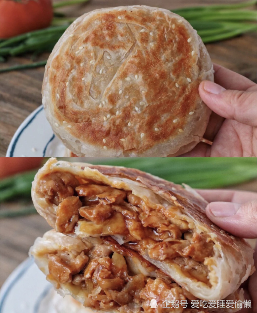 懒人香酥鸡肉饼 皮薄馅大又多汁