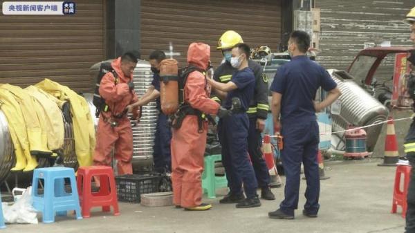 四川省长宁县福荣笋类食品厂在检修设施时发生疑似有害气体中毒事件