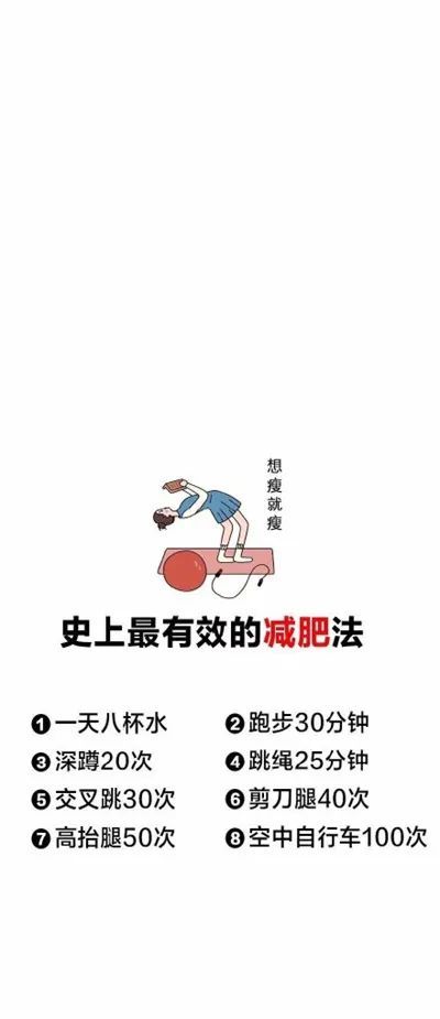 壁纸精选适合减肥期间用的壁纸