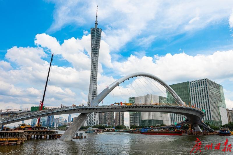 广州首座跨珠江人行桥叫什么何镜堂院士心水海琴桥