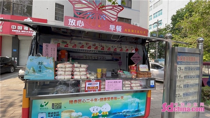 潍坊隆泰早餐车形象提升助力潍坊城市建设