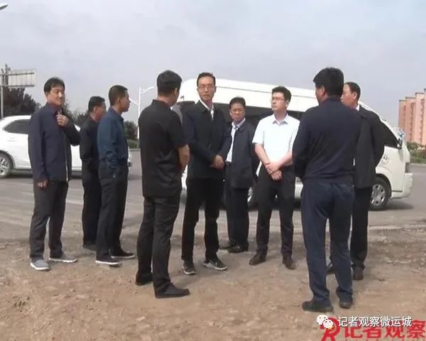 绛县县委副书记县长李翔调研荷宝高速绛县西出入口综合治理情况