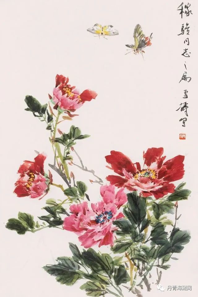 王雪涛《花开富贵》设色纸本 镜心 62×44cm