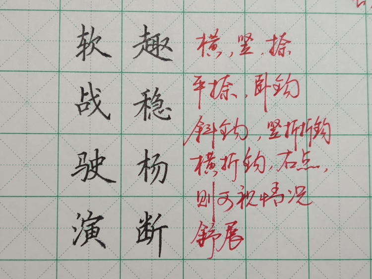 间架结构的8大规律,运用好,字也就漂亮了!