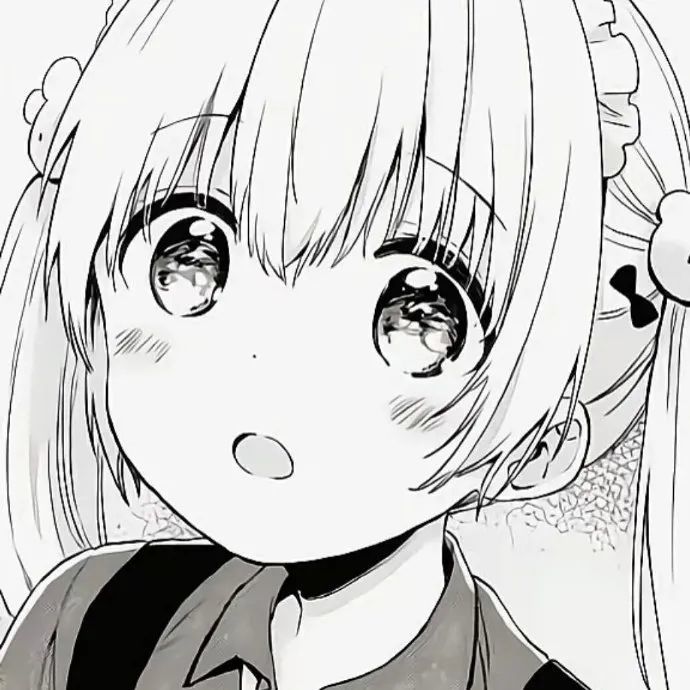 路还长 温柔的事一定会发生|黑白动漫女生头像 漫画头像
