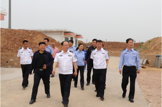 邯郸市公安局副局长任建民一行到河北国控所属金元公司进行安全生产