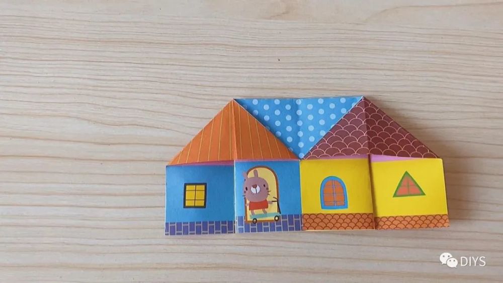 "手工折纸"简单又可爱的小房子!