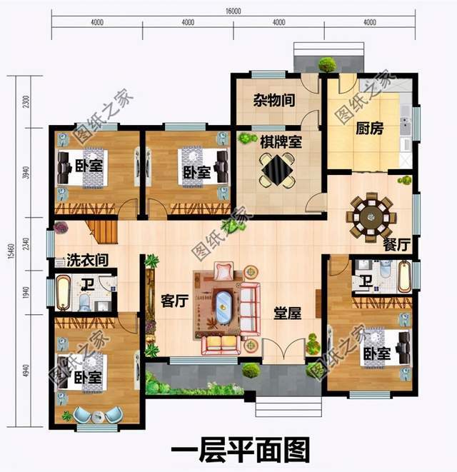 农村一层自建房设计图,按图纸建房子,绝对不让大家留下遗憾