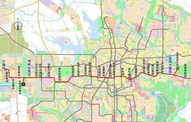 s1线路实现换乘,极大地丰富了合肥的交通网络,增加了合肥的地铁交通