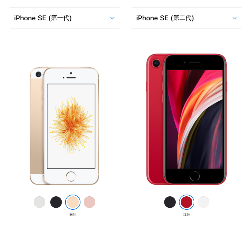 指纹id或将回归 2016年和2020年苹果分别发布了两款 se 机型:iphone