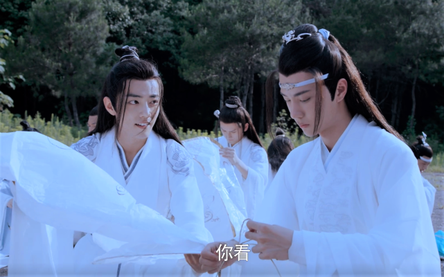 《陈情令》经典眼神第6辑,听学时光中,藏在眼神里5个小心绪