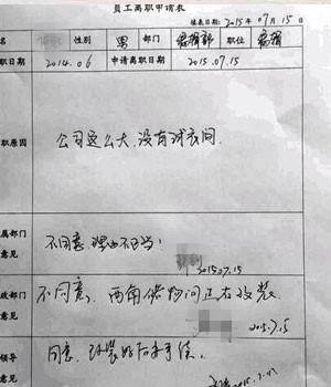 男子写简短"霸气"的辞职信给老板,网友:有才