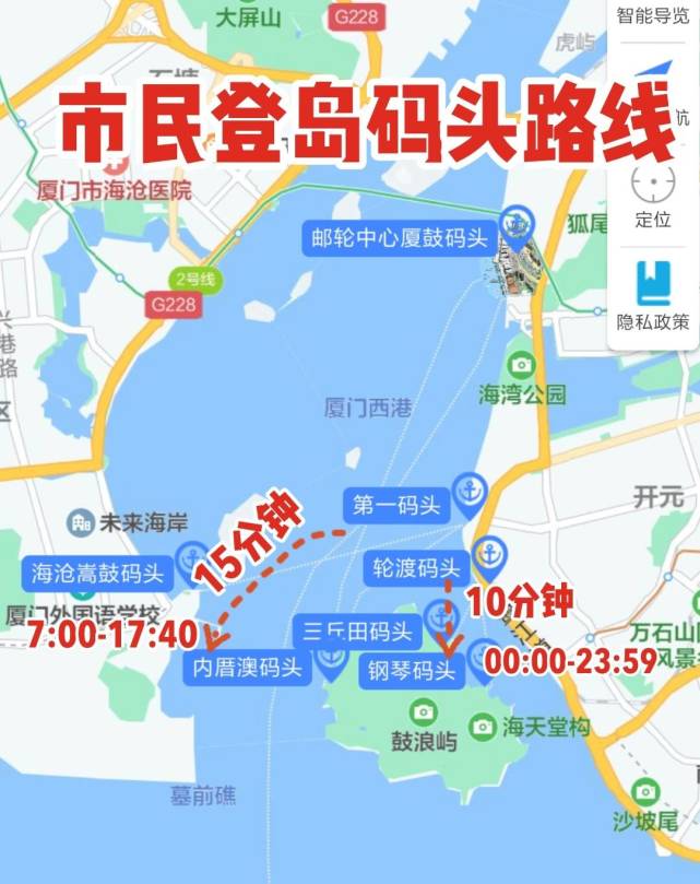 厦门旅游攻略,鼓浪屿上岛码头路线及厦门景点大全