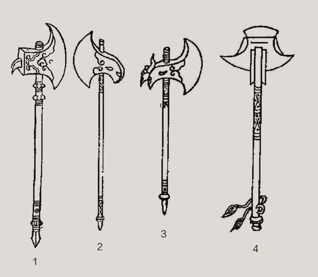 中国古代兵器:斧,钺,锤的实战使用