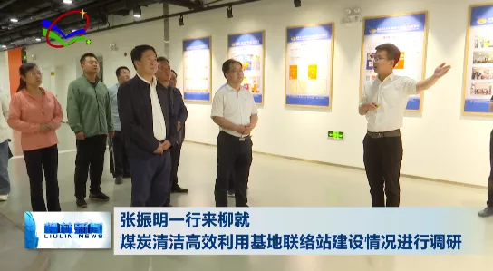 张振明一行在柳林县就煤炭清洁高效利用基地联络站建设情况进行调研