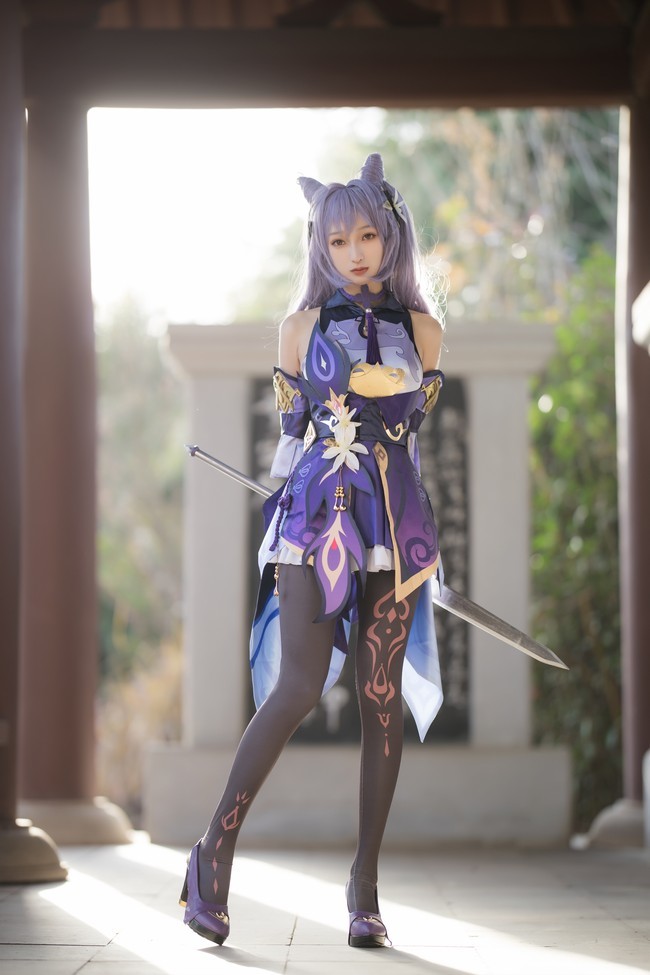 cos:原神刻晴cos正片@破茄,你愿意和我一起见证嘛