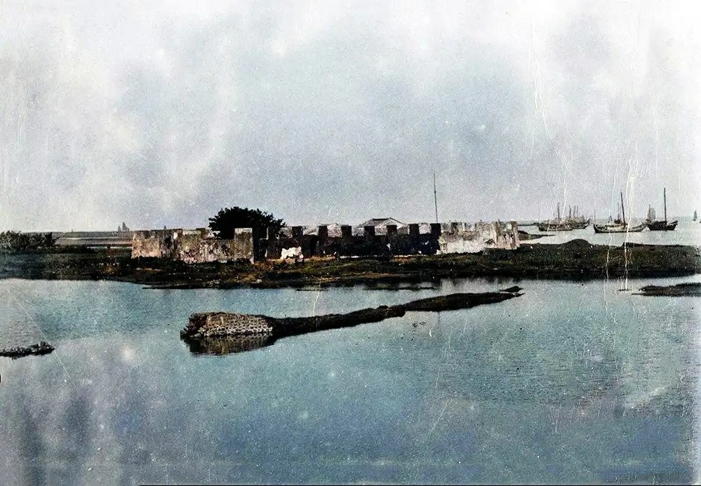 老照片百年前海南海口昔日景象1898