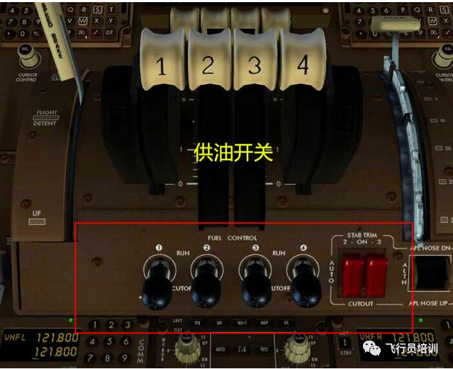 b747驾驶舱面板识读|显示器|apu|防撞灯|驾驶舱|波音