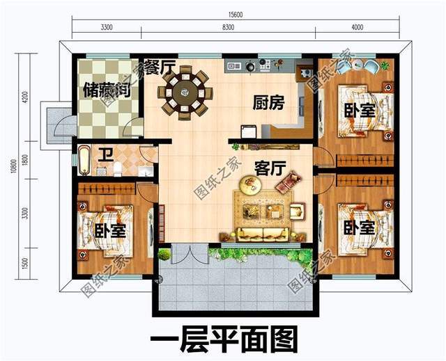 造型新颖不落俗套,大气实用百年不落伍|平房|农村|户型