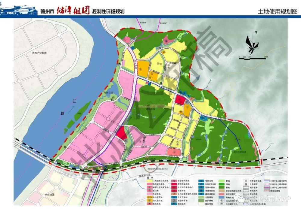 《赣州市储潭组团控制性详细规划》批后公示