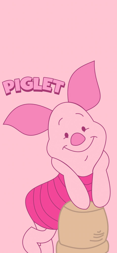 一组粉色小猪皮杰壁纸,太可爱了