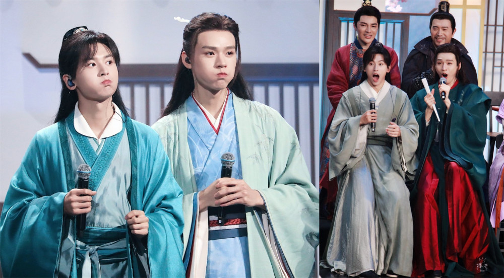 山河令幕后:张哲瀚龚俊花式互夸,甜蜜全家福!