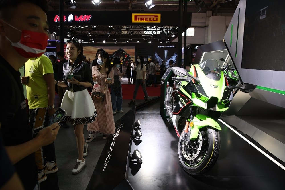 北京:2021北京国际摩托车展览会开幕