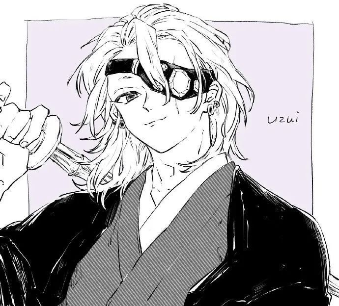 鬼灭之刃:线稿风!看起来就像是鳄鱼本鳄画作!