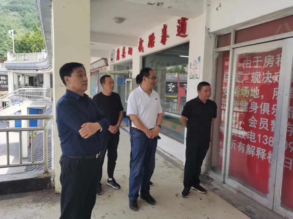 陇南市体育局局长杨登斯一行调研康县体育工作