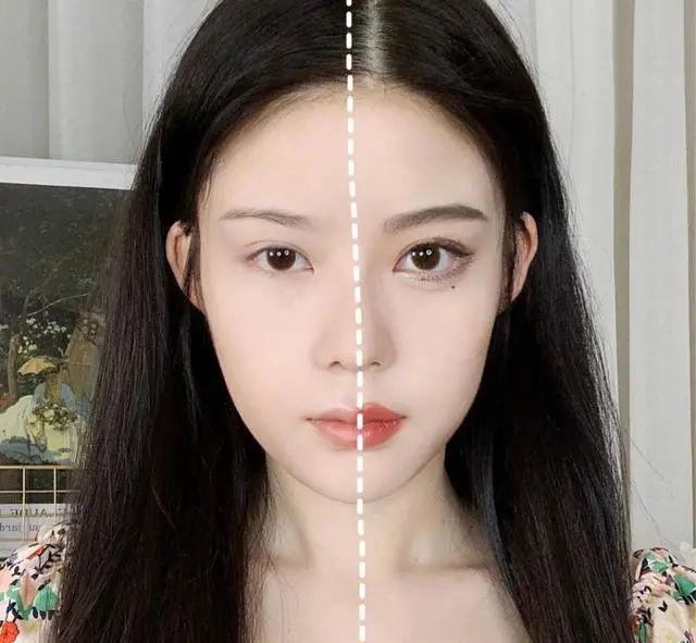 圆脸柳叶眉好看,方脸小挑眉更