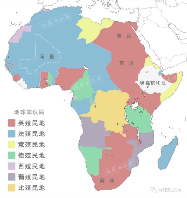 对西非,西北非,中非政府仍有巨大影响力▼曾经广阔的殖民地使其在后