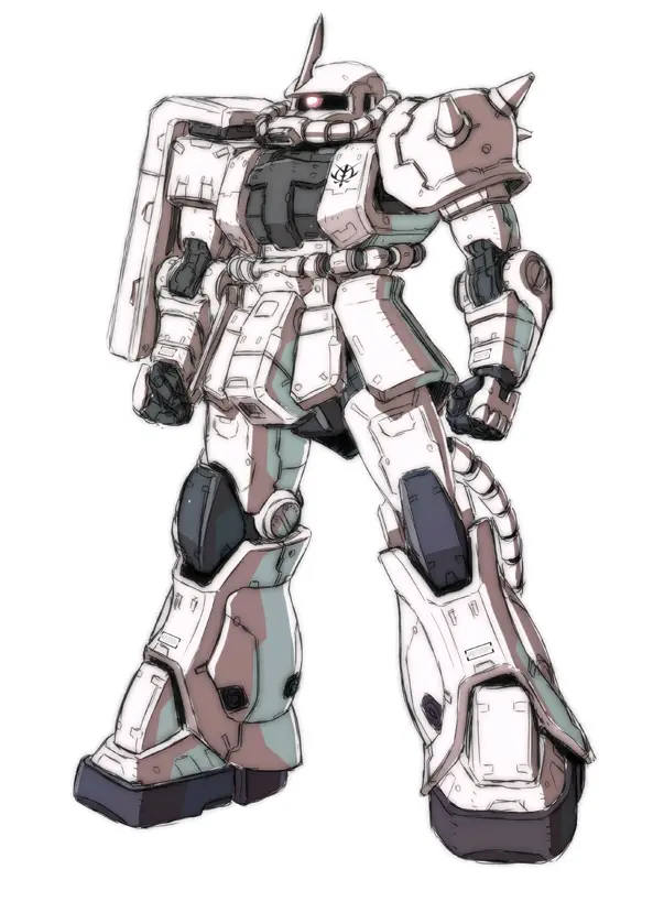 模玩控机动战士高达16种配色扎古插画大家喜欢哪款配色