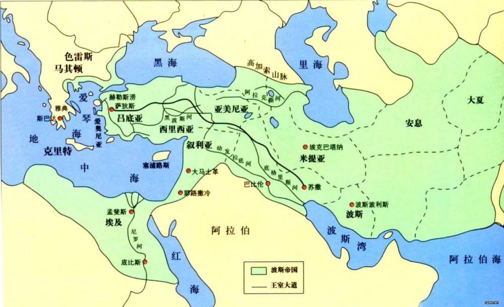 历史上的波斯帝国曾经是第一个地跨欧,亚,非三洲的大帝国,但如今的