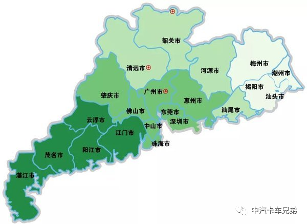 樟树服务区 5.瑞金服务区 1.源潭服务区 2.花都 3.广东江西交界处 4.