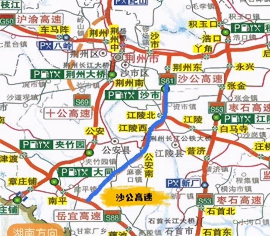 湖北一条高速公路终于全线通车,长约64公里,全线建设于荆州境内