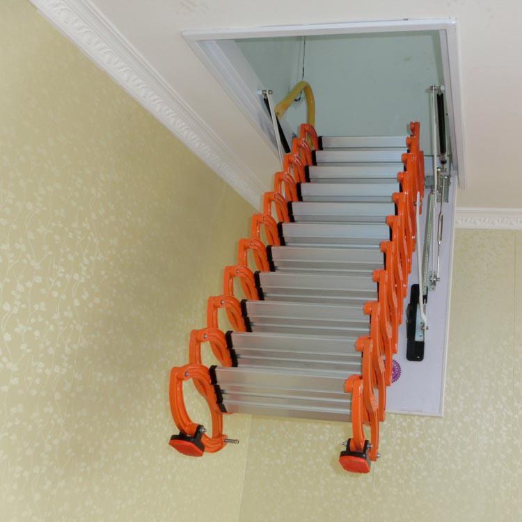 越来越多家庭安装折叠楼梯,不占空间还隐形,普通楼梯out了!