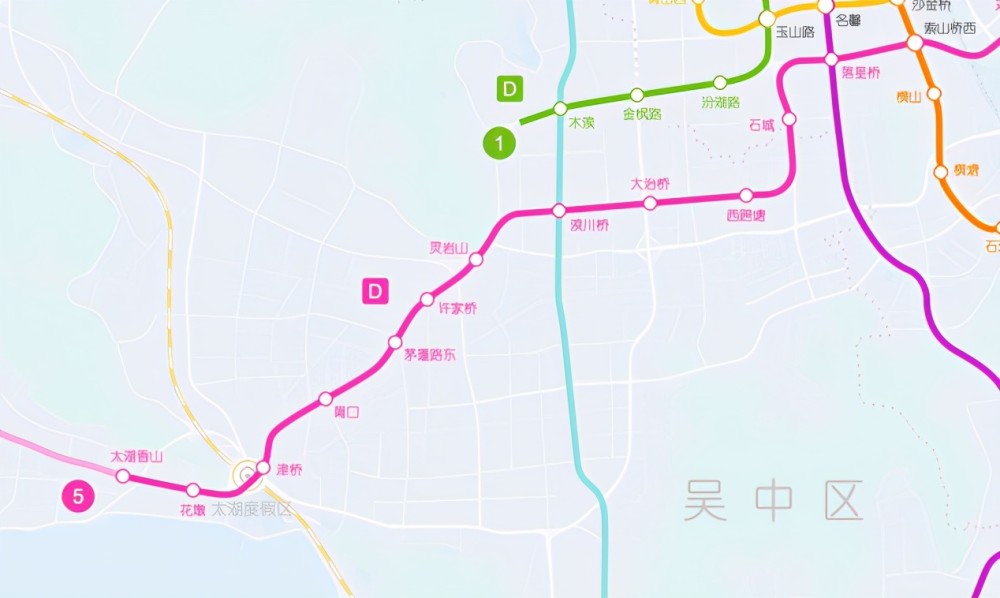 起于苏州新区火车站,终点位于园区新庆路附近,一期没到甪直这是很多人
