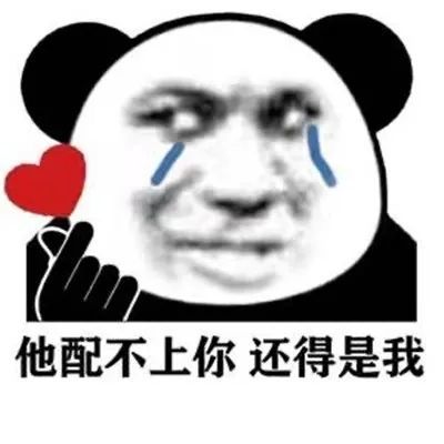 很热门的熊猫人流泪表情包