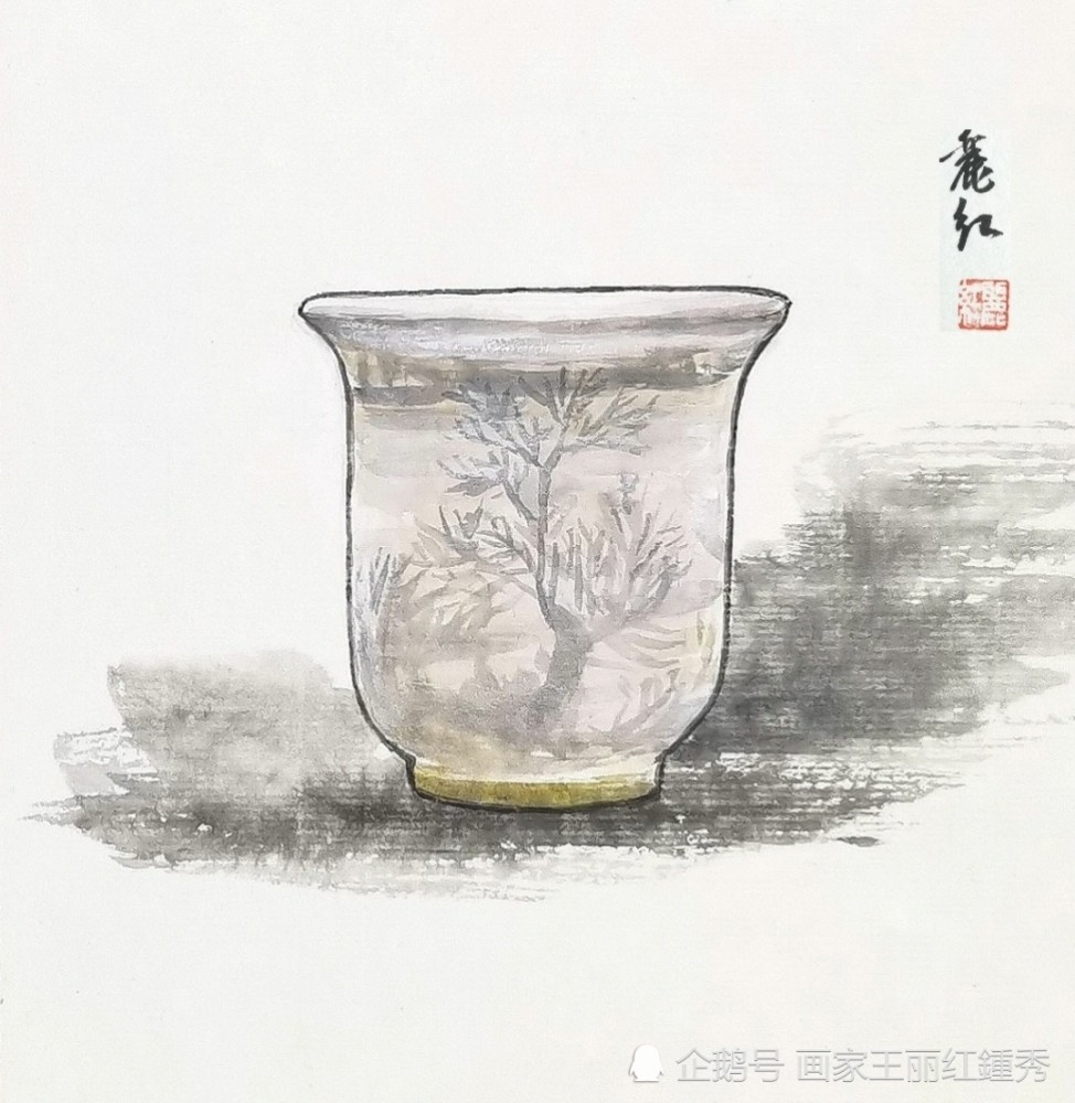 国画:佛跳墙炖盅,功夫茶,盖碗茶,你喜欢的是哪一个?