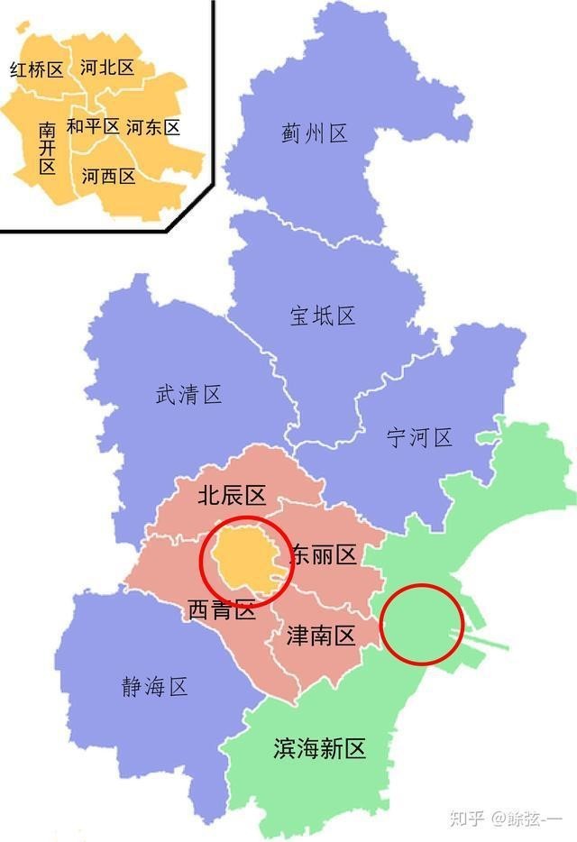 天津目前人口流动层面的近郊化,而不是郊区化,这在七普数据中体现得