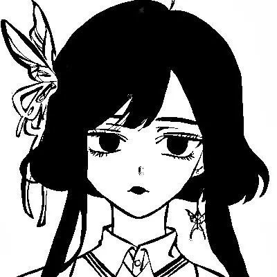 微信头像|黑白动漫男生女生头像!绝绝子!