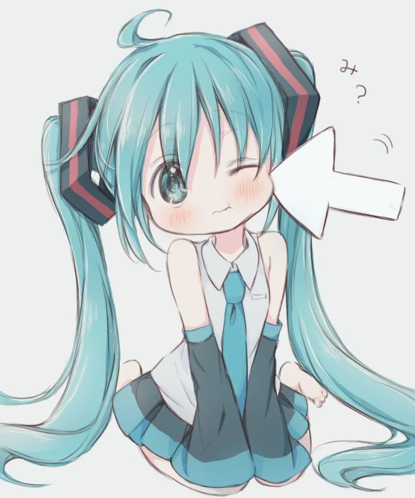 插画头像一波q版miku初音未来动漫头像系列来袭