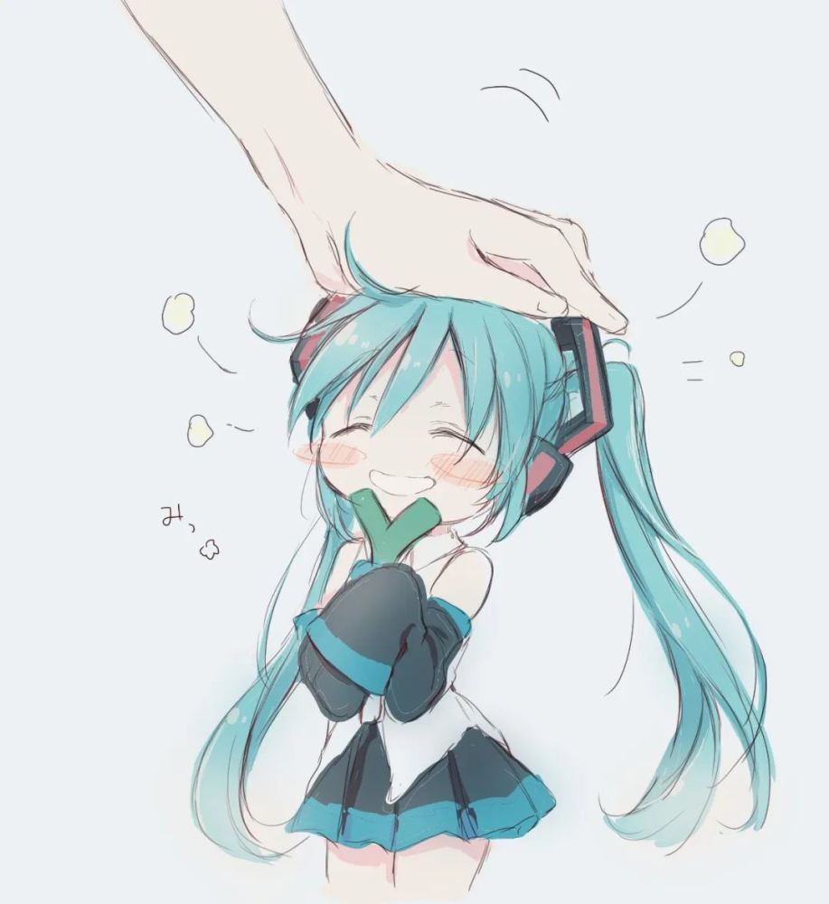 【插画头像】一波q版miku初音未来动漫头像系列来袭!