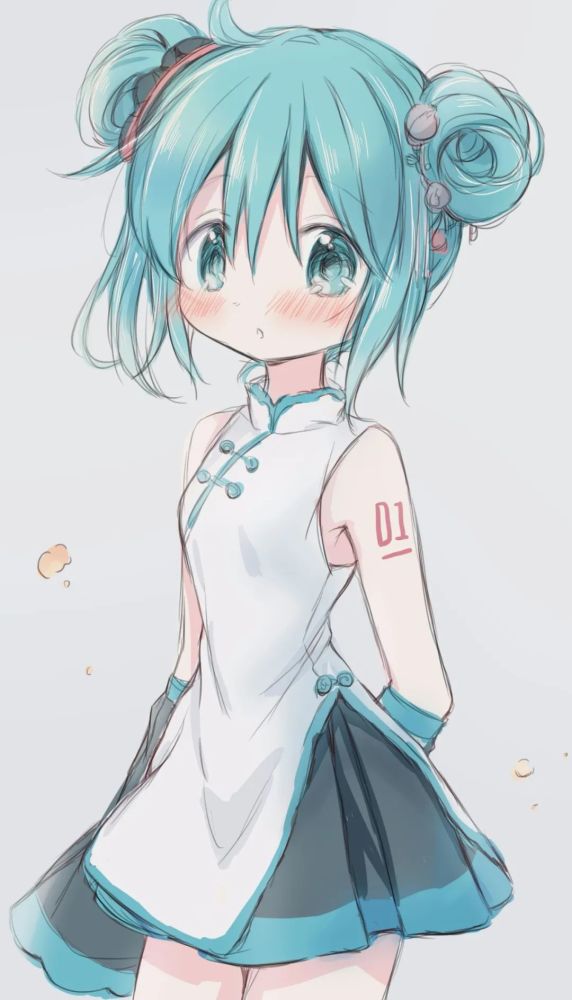 【插画头像】一波q版miku初音未来动漫头像系列来袭!