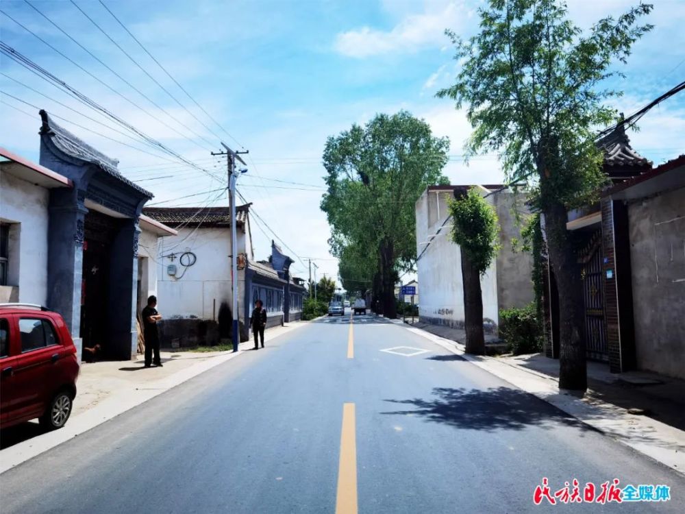 走进乡村振兴示范村土桥镇三角村绘就美丽乡村新画卷