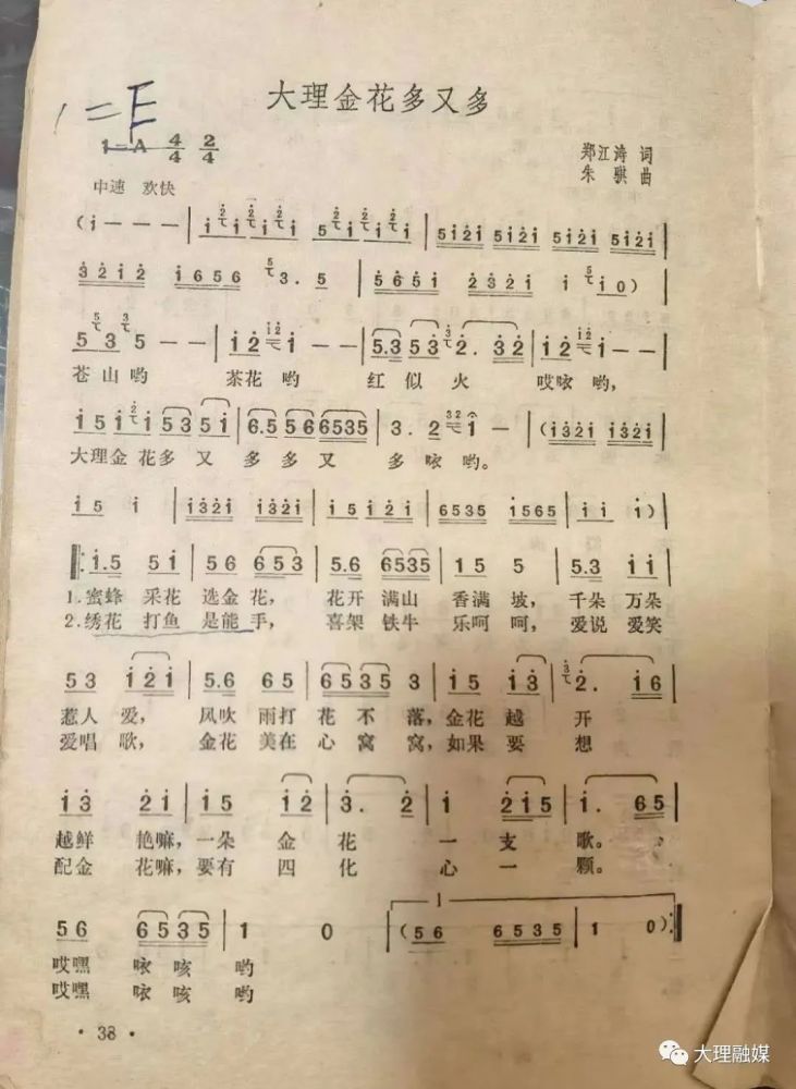 大理简谱_去大理简谱(2)