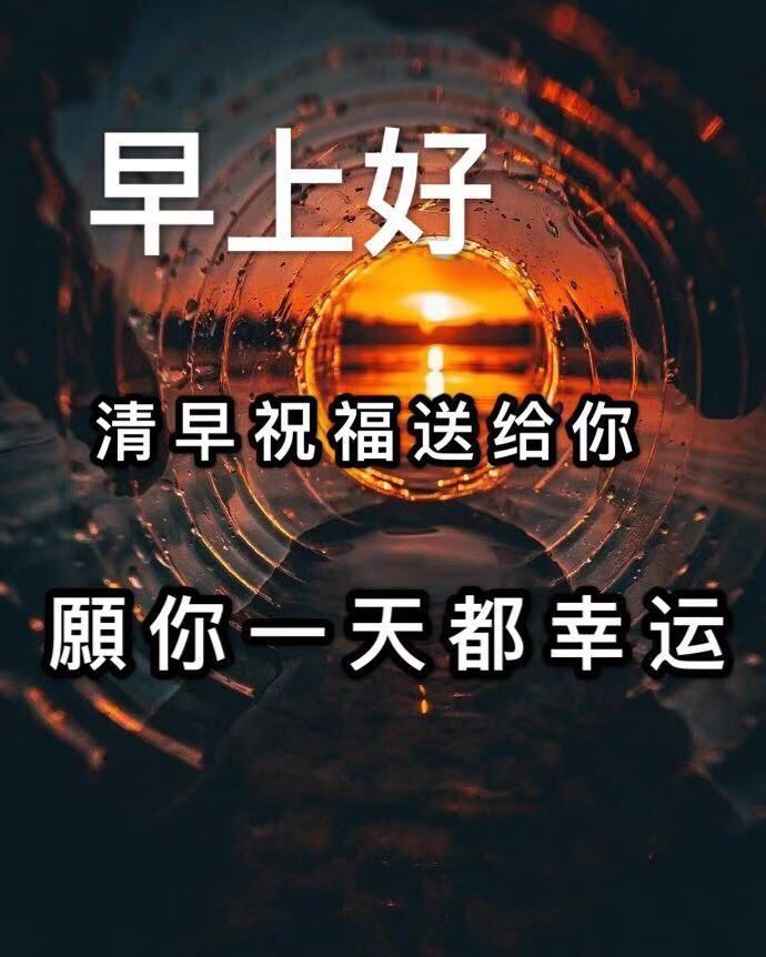 大家早上好 色彩鲜艳有创意的早安图片 清晨好的问候图片