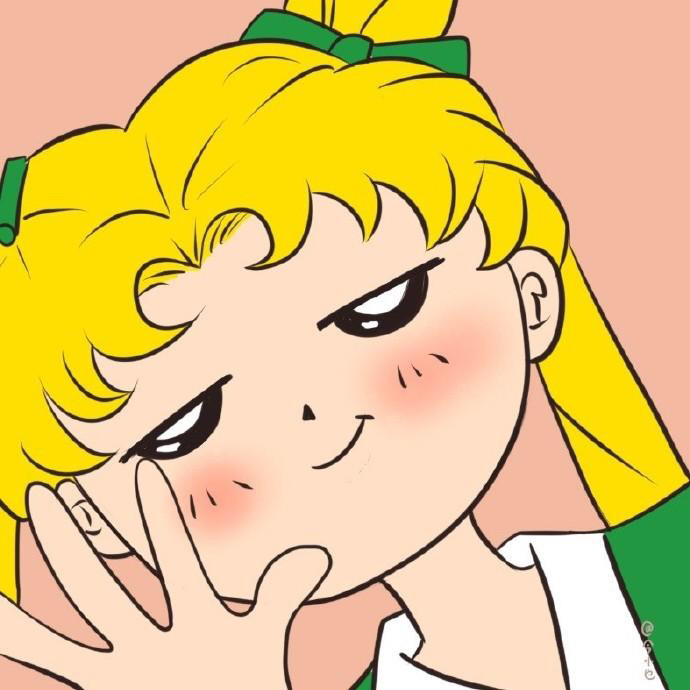 美少女战士卡通头像 多人闺蜜头像