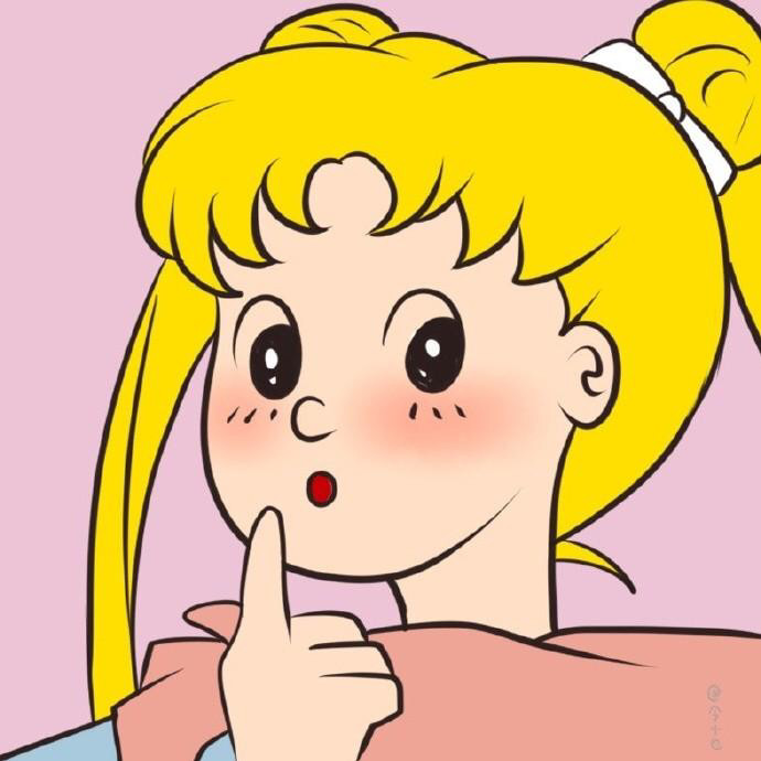 美少女战士卡通头像 多人闺蜜头像