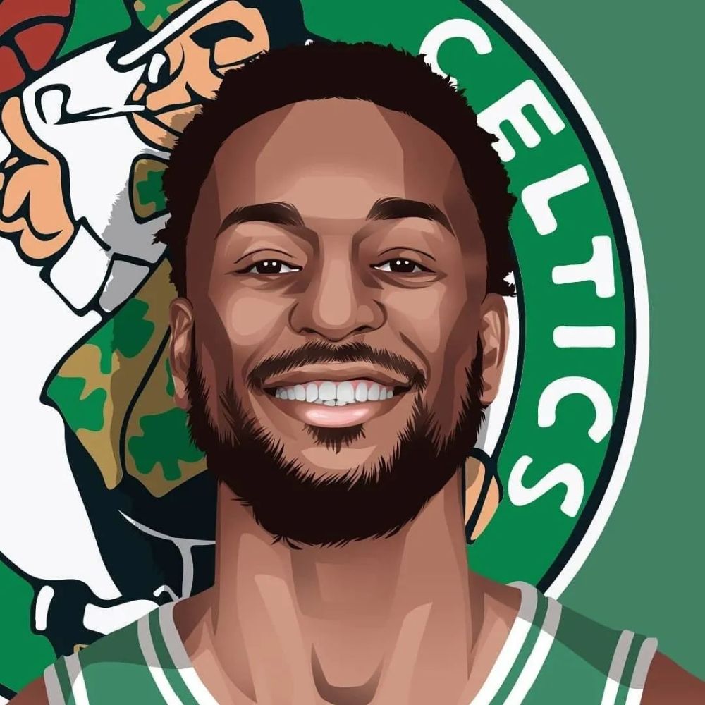 nba球星手绘头像